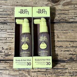 Sun Bum SPF 30 Scalp and Hair Mist Sunscreen Spray 2oz (Pack Of 2)